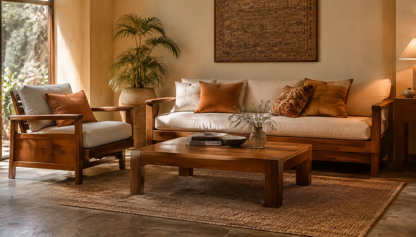 Living room furnished by Madar Furniture House